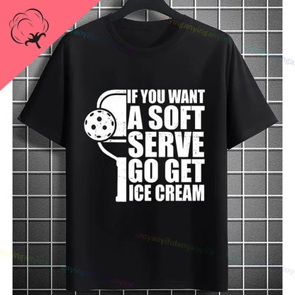 Pickleball Graphic T-Shirt – "It Was in" Funny Design Casual 100% Cotton