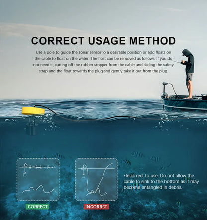 Alarm 100M Portable Sonar Fish Finders