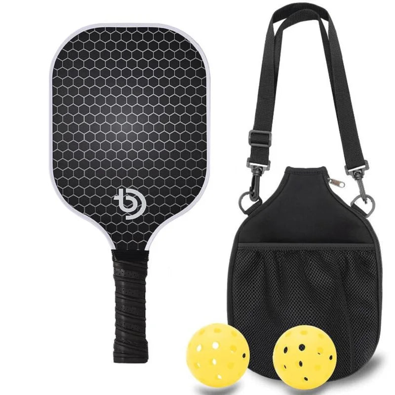 Pickleball Paddles Set of 2 Fiberglass Pickleball Set with Non-Slip