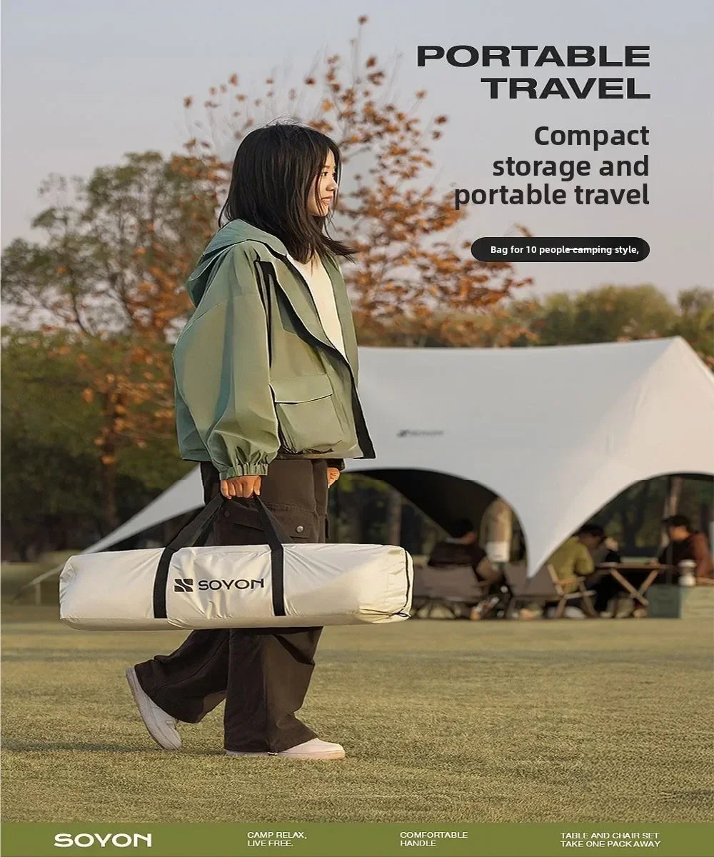 Outdoor Camping Light Shielding Hexagonal Canopy Tent, Instant Pop-up Convenient Sunshade,outdoor Multi Person Camping Equipment