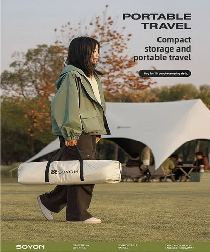 Outdoor Camping Light Shielding Hexagonal Canopy Tent, Instant Pop-up Convenient Sunshade,outdoor Multi Person Camping Equipment