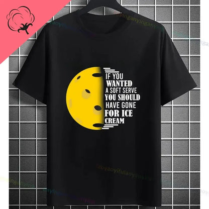 Pickleball Graphic T-Shirt – "It Was in" Funny Design Casual 100% Cotton