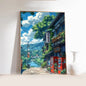 Japanese Tokyo Teahouse Wall Art Poster
