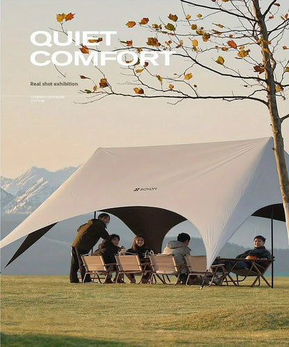 Outdoor Camping Light Shielding Hexagonal Canopy Tent, Instant Pop-up Convenient Sunshade,outdoor Multi Person Camping Equipment