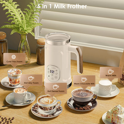 Hot And Cold Foam Maker Milk Warmer