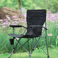 Portable Large Armchair Fiing Chair Cam Picnic Barbecue Outdoor Leisure Furniture High Barest Foldable Metal Chair