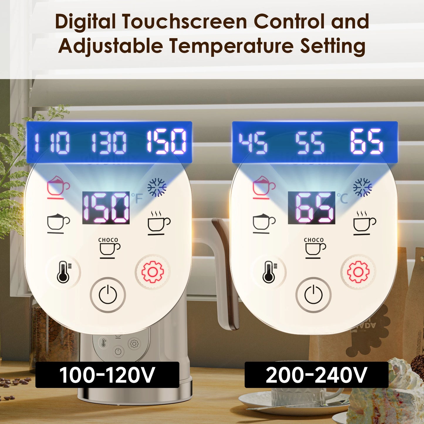 Hot And Cold Foam Maker Milk Warmer