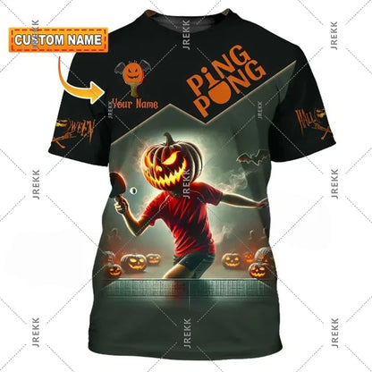 Table Tennis T Shirt For Men Clothes Quick Dry Ping Pong Short Sleeve