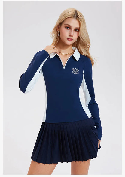 Tennis Shirts Long Sleeve Women Quick Dry