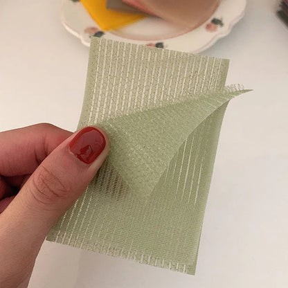 10Pcs Solid Color Bangs Magic Paste Posts Hair Sticker Clip Women Wash Face Makeup Velcro Patch Hair Accessories Styling Tools