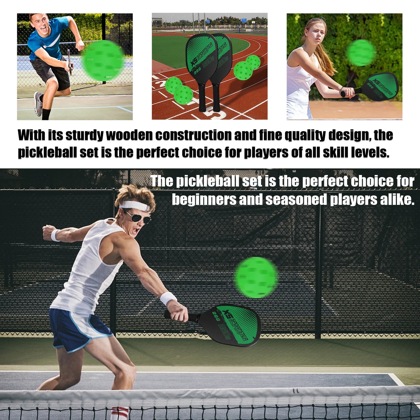 Pickleball Rackets Set Pickleball Paddle