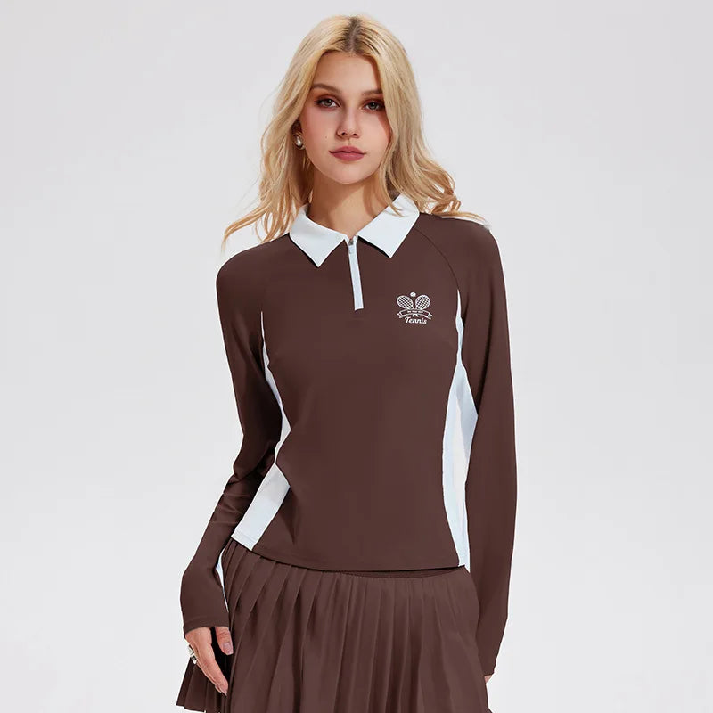 Tennis Shirts Long Sleeve Women Quick Dry