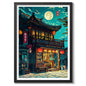 Japanese Tokyo Teahouse Wall Art Poster