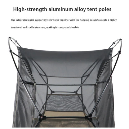 Soomloom Ultra-Light Cot Tent with Independent Inner Tent, Waterproof Breathable Mosquito-Proof Outdoor Camping Bed Tent Shelter