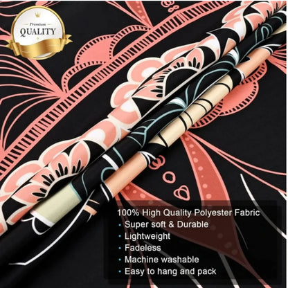 VIKAMA Neon Art Tapestry Human cyber funk Home Decor