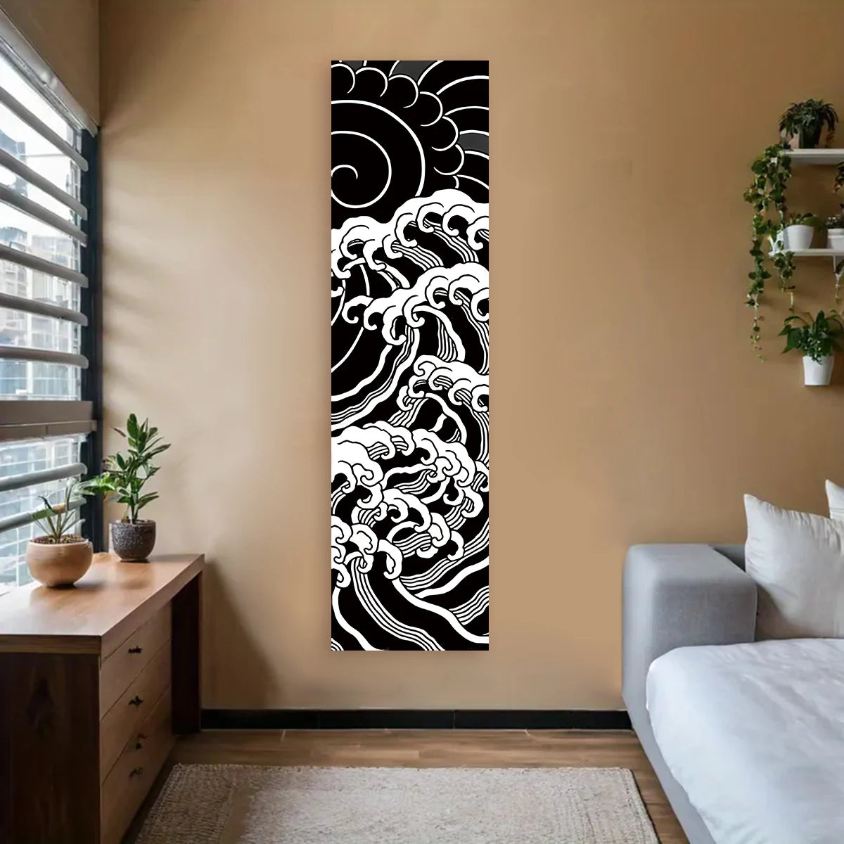 Japanese Ocean Waves Wall Decoration