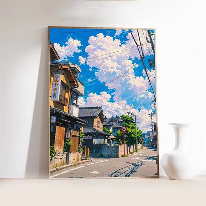 Japanese Tokyo Teahouse Wall Art Poster