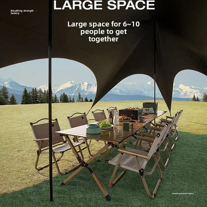 Outdoor Camping Light Shielding Hexagonal Canopy Tent, Instant Pop-up Convenient Sunshade,outdoor Multi Person Camping Equipment