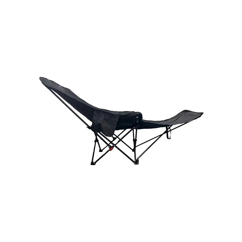 Portable Outdoor Chair with Storage Bag Outdoor Recliner Folding with Leg Support Camping Beach Chair  Lunch Break Folding Chair