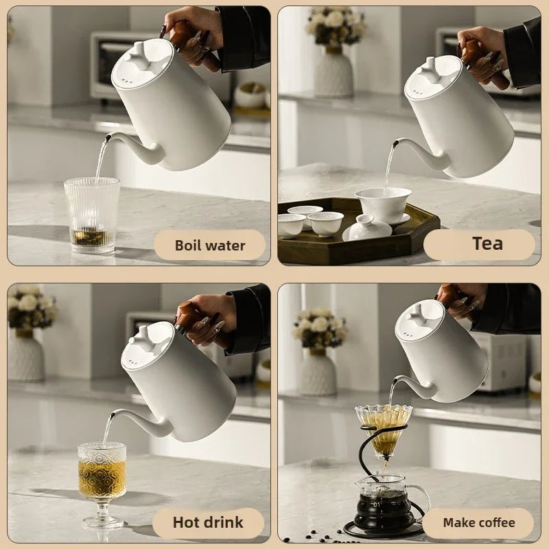 Stainless Steel Coffee Pot Intelligent Temperature LED Display for Coffee Tea