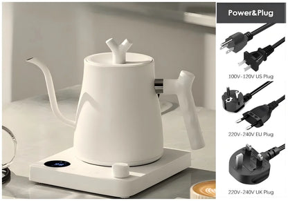 Stainless Steel Coffee Pot Intelligent Temperature LED Display for Coffee Tea