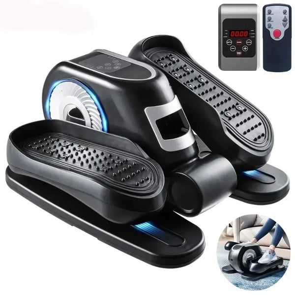 Under Desk Elliptical Machine, Ellipse Leg Exerciser W/Remote Control & 12 Adjustable Speeds, Quiet Elliptical Training