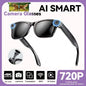 2025  Smart  Sunglasses ai smart glasses with Camera Video 8MP Translation  Bluetooth Call Music Play Men Women  Recording 100+
