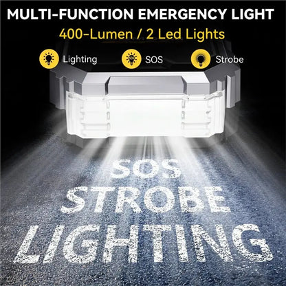Exclusive Car Jump Starter 10000Mah With Air Compressor Portable Booster Including LCD Screen