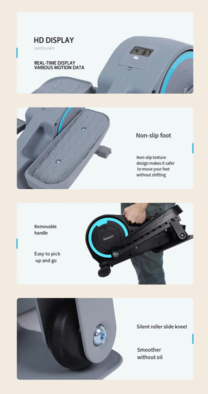 New Under Desk Elliptical Elliptical Machines For Home UseSeated Elliptical Ellipse Leg Exerciser Exerciser For Seniors Portable