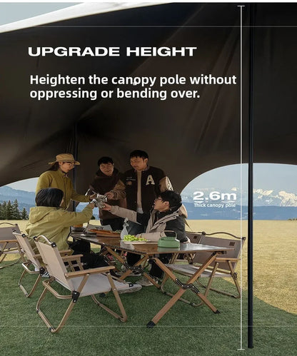 Outdoor Camping Light Shielding Hexagonal Canopy Tent, Instant Pop-up Convenient Sunshade,outdoor Multi Person Camping Equipment