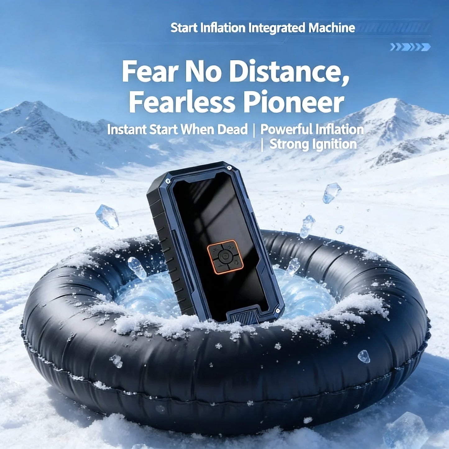 Portable Car Jump Starter with Air Compressor,3000A 99800mAh Portable Jump Box,Power Bank & Jump Cables for 9L Gas and 8L Diesel