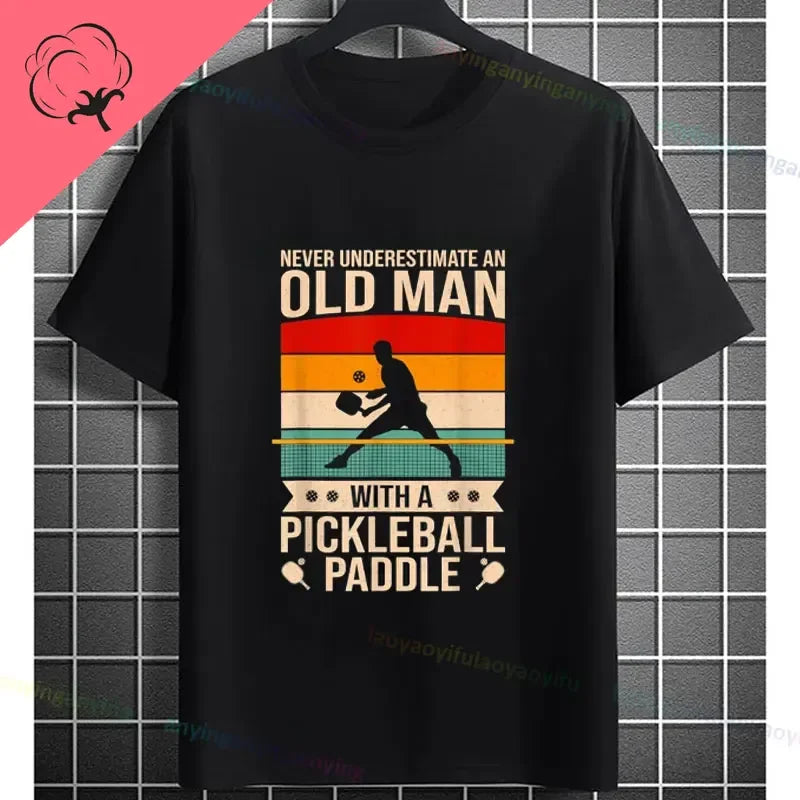Pickleball Graphic T-Shirt – "It Was in" Funny Design Casual 100% Cotton