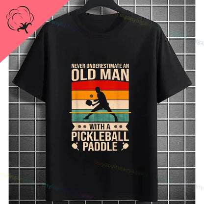 Pickleball Graphic T-Shirt – "It Was in" Funny Design Casual 100% Cotton