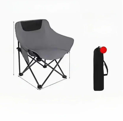 Portable Large Armchair Fiing Chair Cam Picnic Barbecue Outdoor Leisure Furniture High Barest Foldable Metal Chair