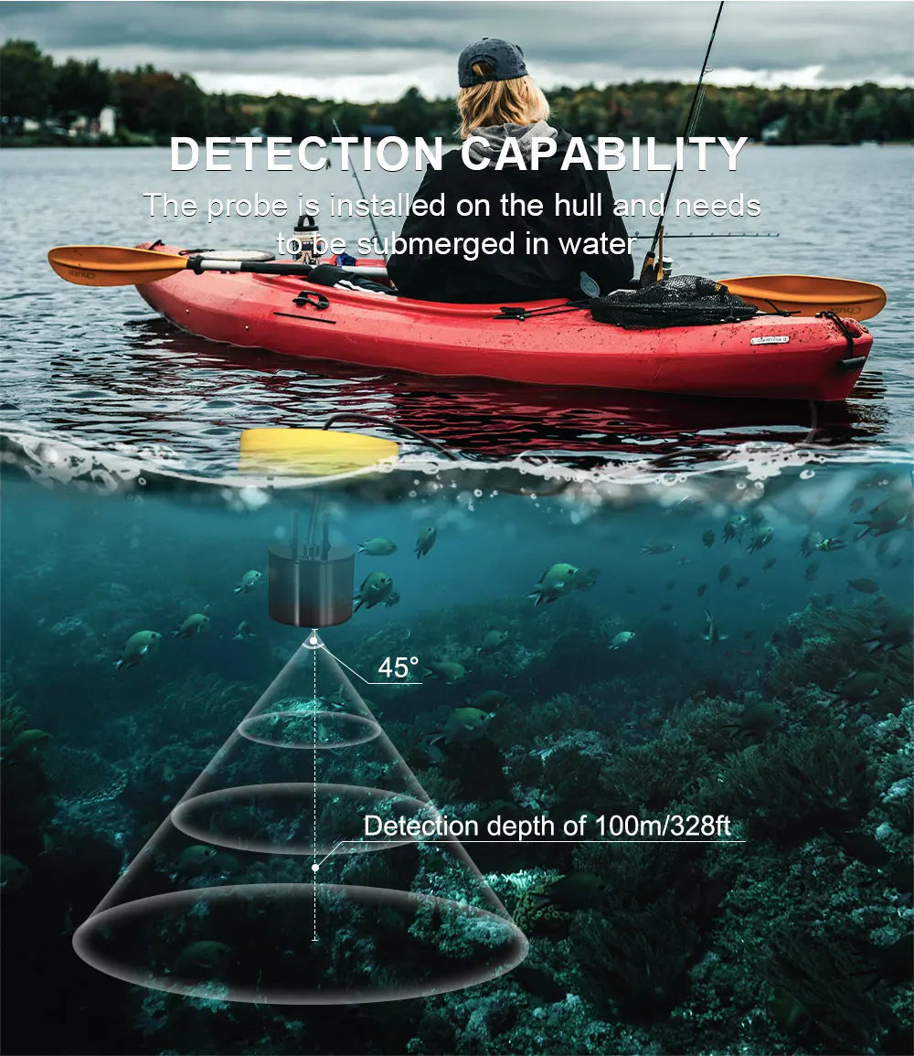 Alarm 100M Portable Sonar Fish Finders