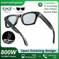 2026 Smart Glasses Men 8MP Camera WiFi Bluetooth Touch Control IP67 Waterproof AI Translation Noise Cancelling AI Glasses Women