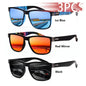 3PCS Fashion Classic Square UV400 Sunglasses Men Women Driving   Fishing Colorful Trendy Lightweight Outdoor Goggles