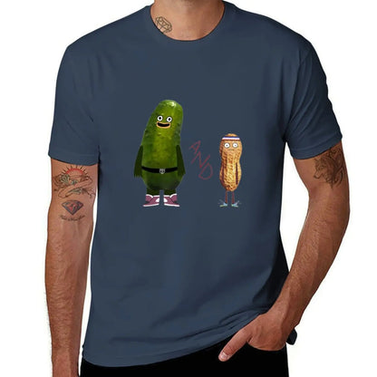 pickle and peanut T-Shirt t shirts for man cotton