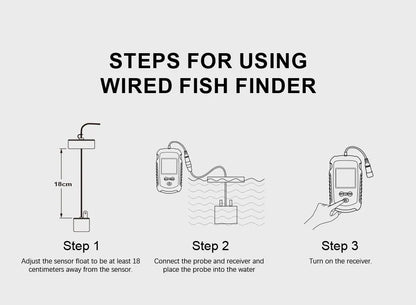 Alarm 100M Portable Sonar Fish Finders