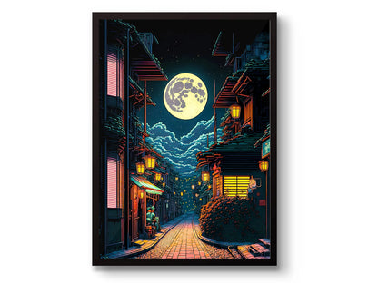 Japanese Tokyo Teahouse Wall Art Poster