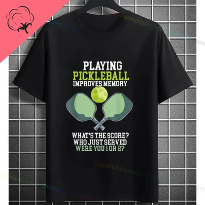 Pickleball Graphic T-Shirt – "It Was in" Funny Design Casual 100% Cotton