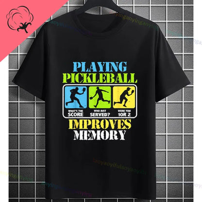Pickleball Graphic T-Shirt – "It Was in" Funny Design Casual 100% Cotton