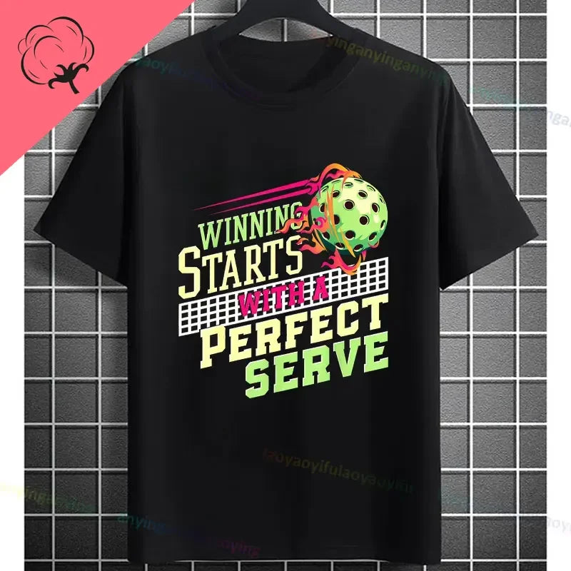 Pickleball Graphic T-Shirt – "It Was in" Funny Design Casual 100% Cotton