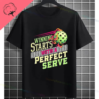 Pickleball Graphic T-Shirt – "It Was in" Funny Design Casual 100% Cotton