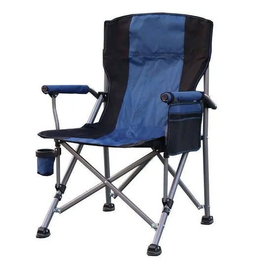 Portable Large Armchair Fiing Chair Cam Picnic Barbecue Outdoor Leisure Furniture High Barest Foldable Metal Chair