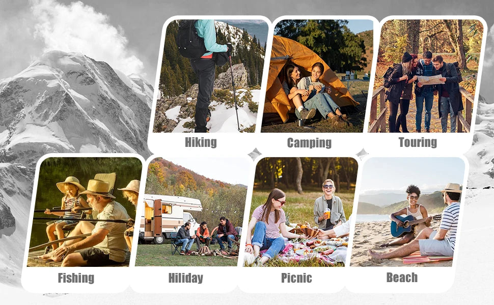 Westtune Portable Folding Camping Chair with Headrest Lightweight Tourist Chairs Aluminum Alloy Fishing Chair Outdoor Furniture