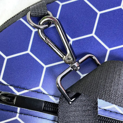 Neoprene Pickleball Racket Sleeve Single Shoulder Strap Zipper Holder