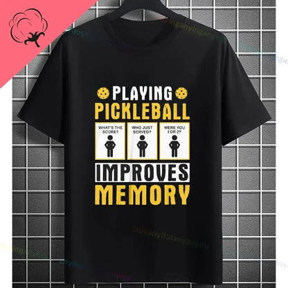 Pickleball Graphic T-Shirt – "It Was in" Funny Design Casual 100% Cotton