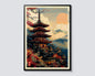 Japanese Tokyo Teahouse Wall Art Poster