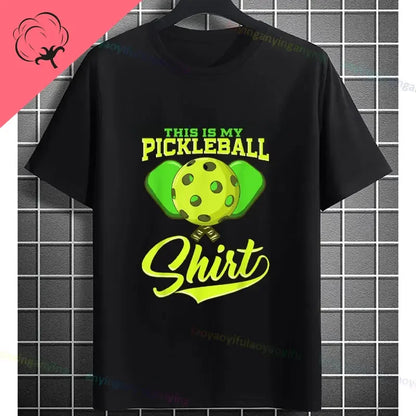 Pickleball Graphic T-Shirt – "It Was in" Funny Design Casual 100% Cotton